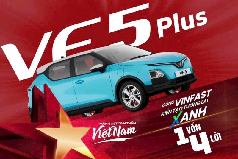 Ưu đãi cực hot tháng 8: Tặng 2 năm bảo hiểm hoặc 12 triệu đồng khi mua xe VF5 Plus & Herio Green